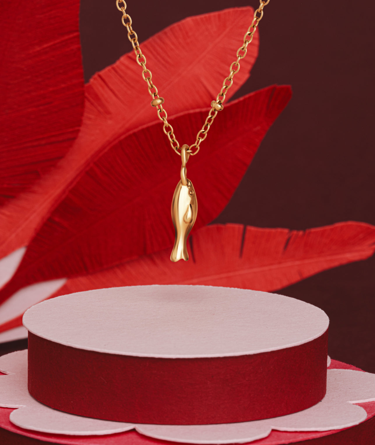 Sardine Pendant Necklace