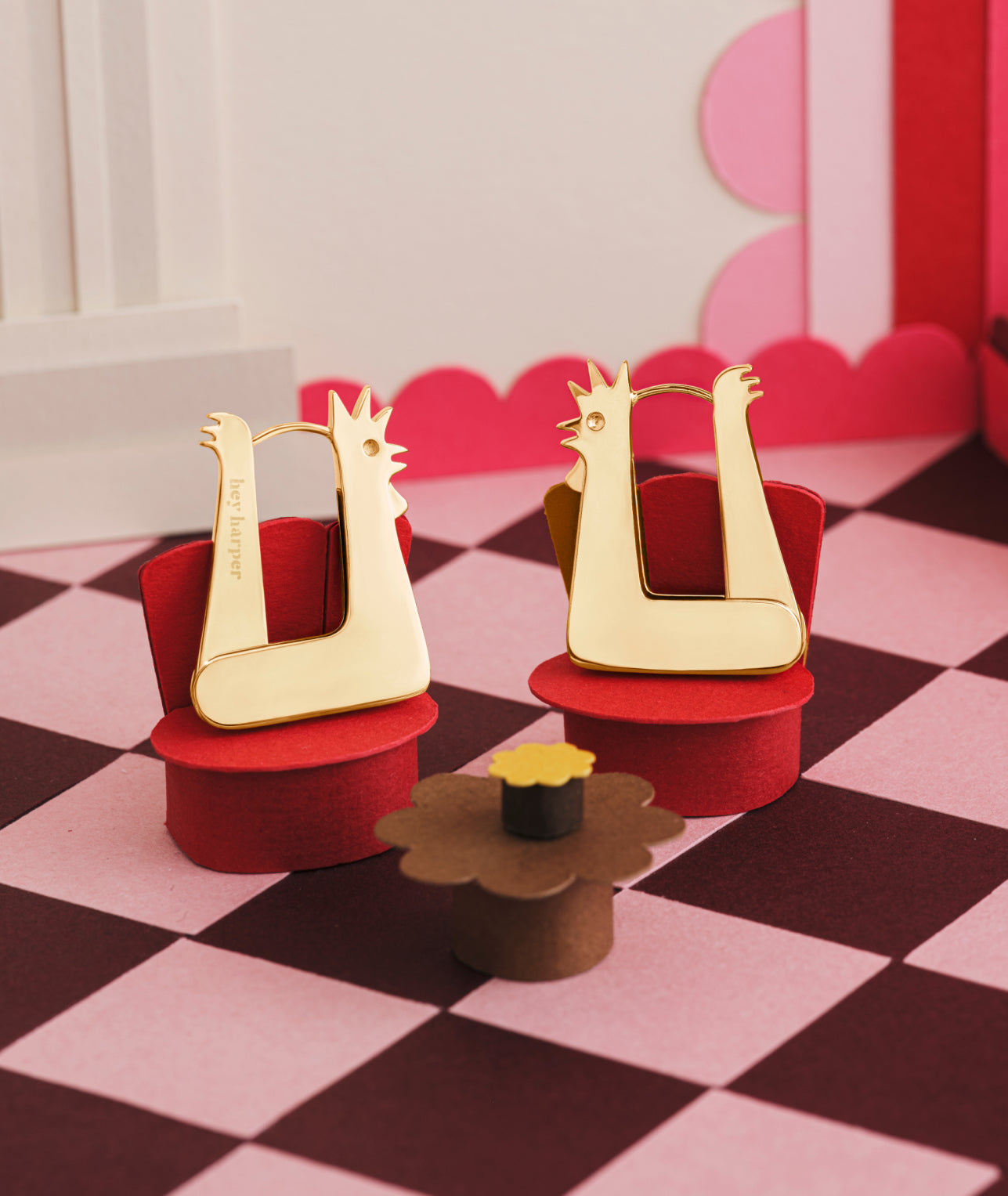 Galo Chicken Earrings