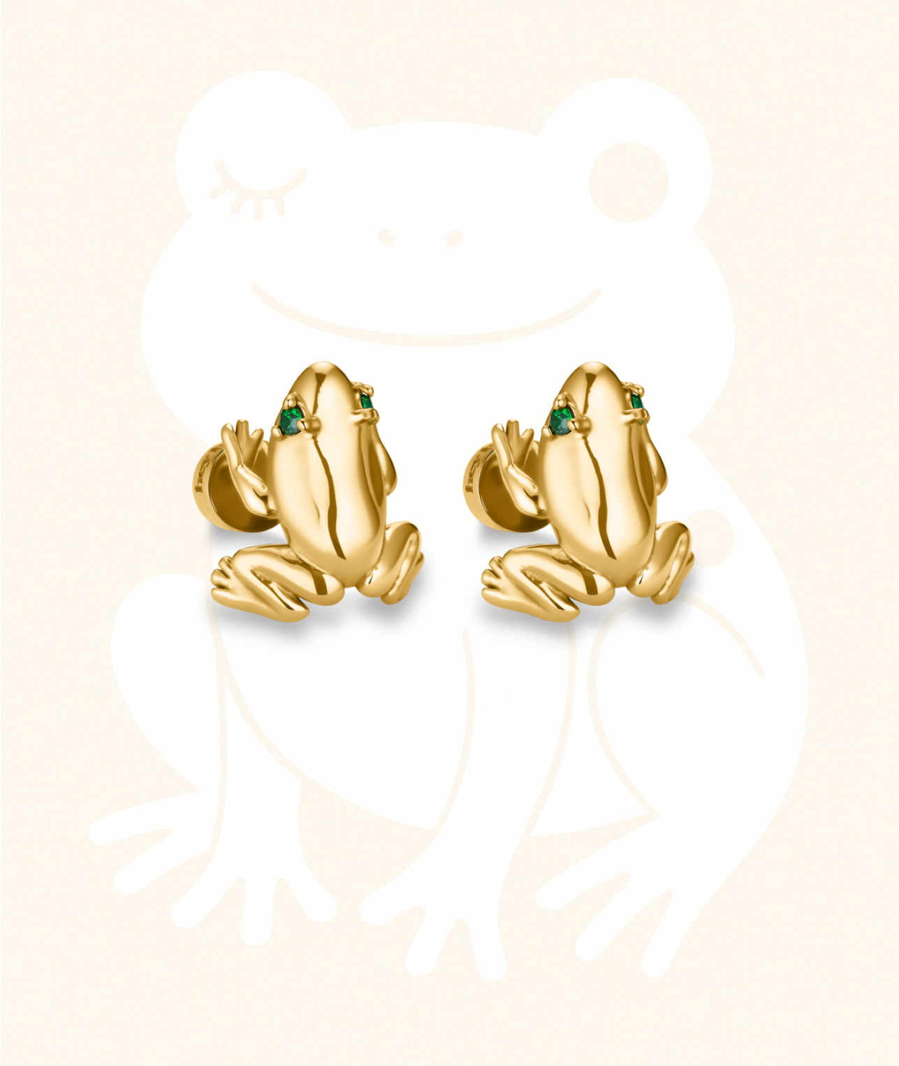 Frog Stud Earrings