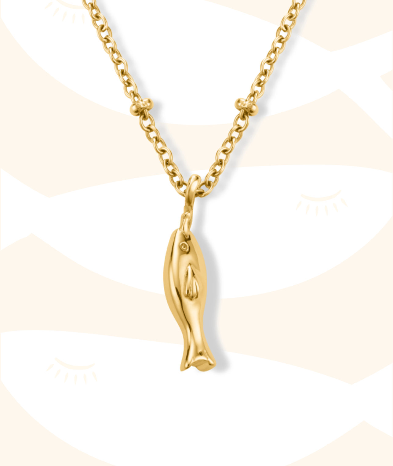 Sardine Pendant Necklace