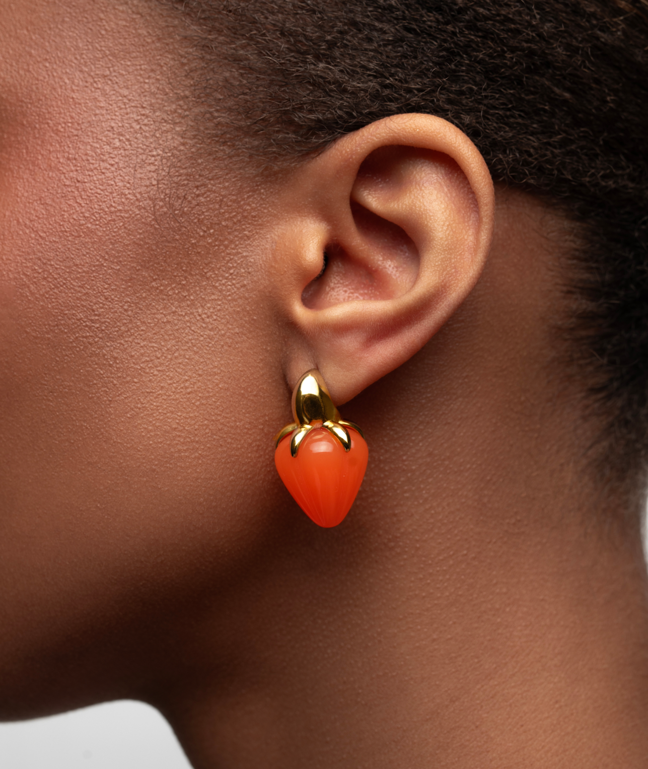 Brazilian Caju Stud Earrings