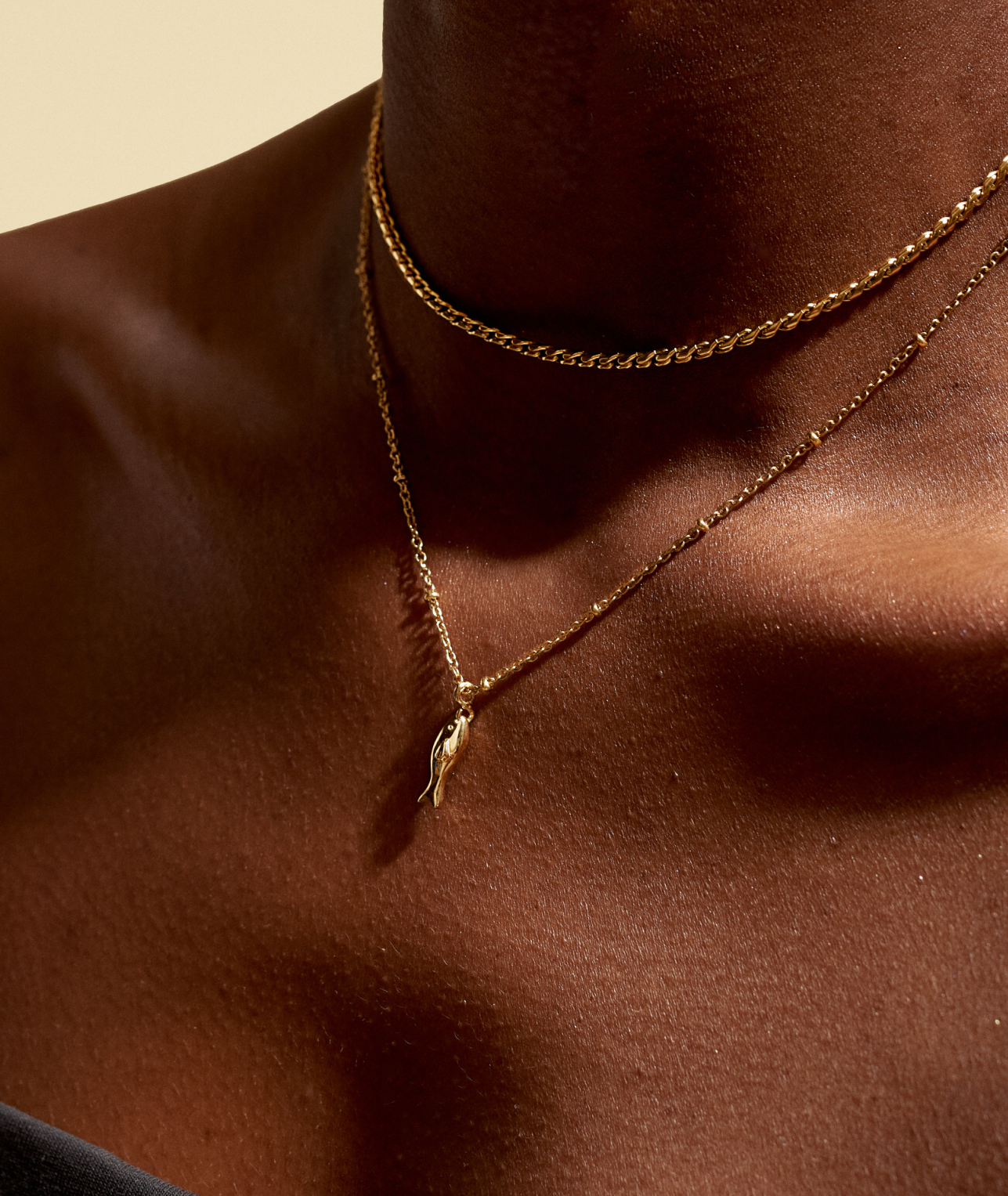 Sardine Pendant Necklace