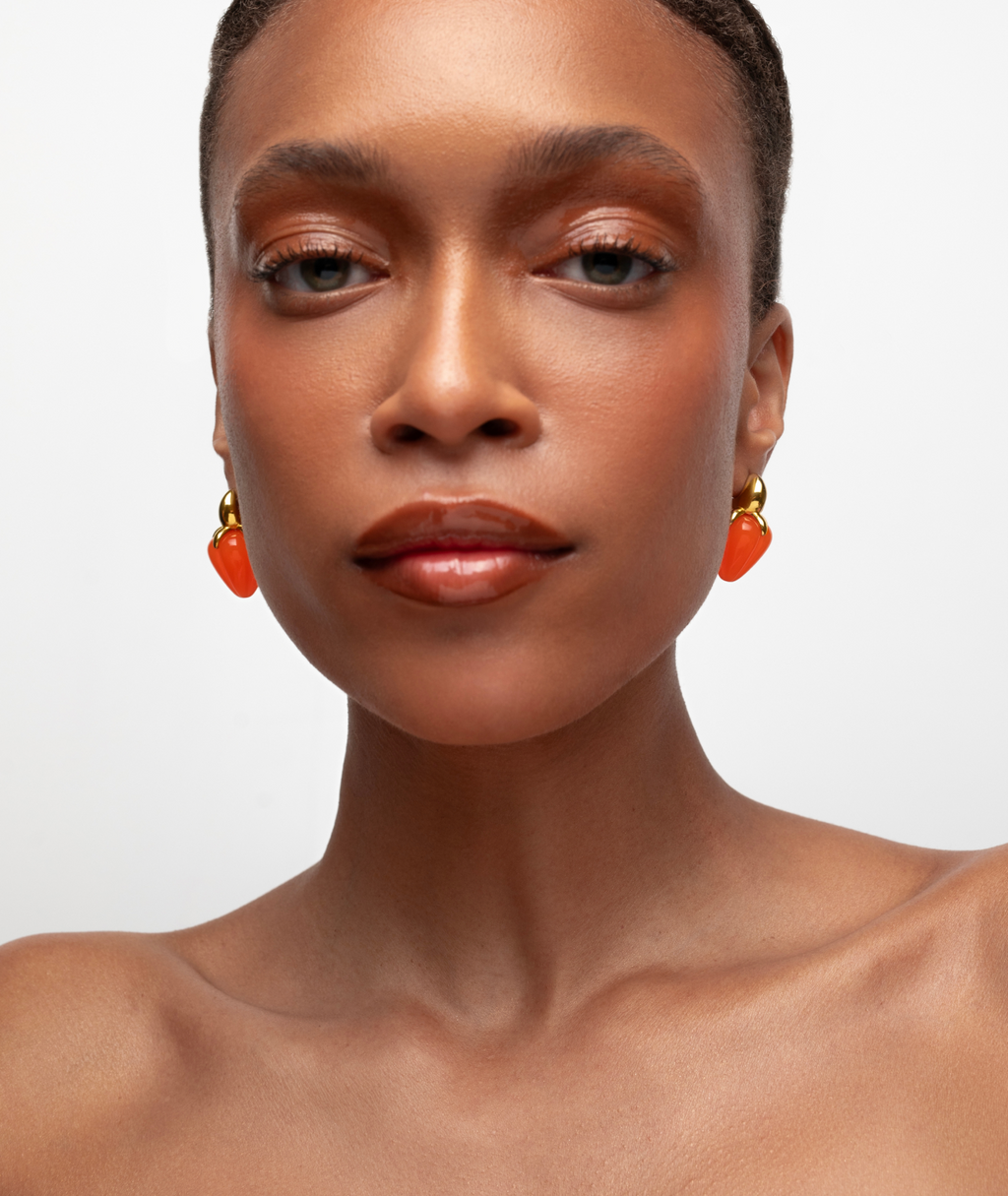 Brazilian Caju Stud Earrings