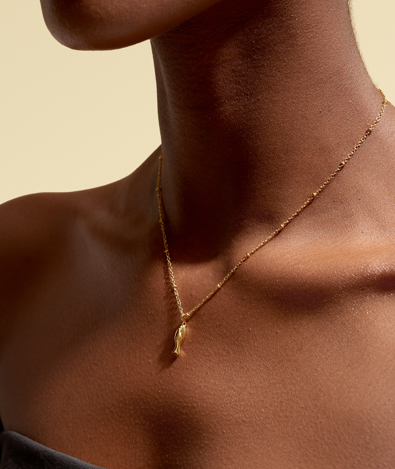 Sardine Pendant Necklace