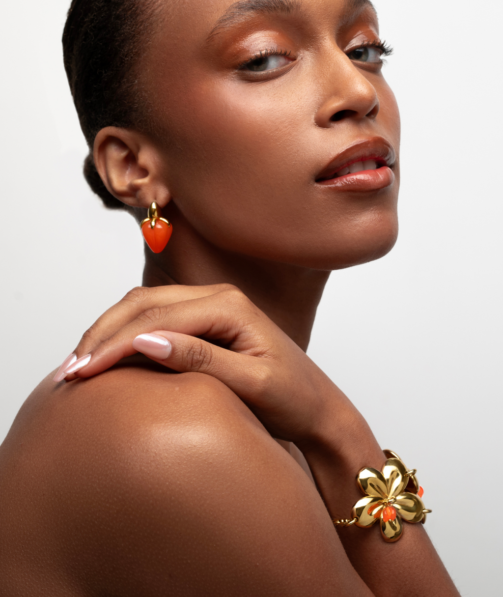 Brazilian Caju Stud Earrings