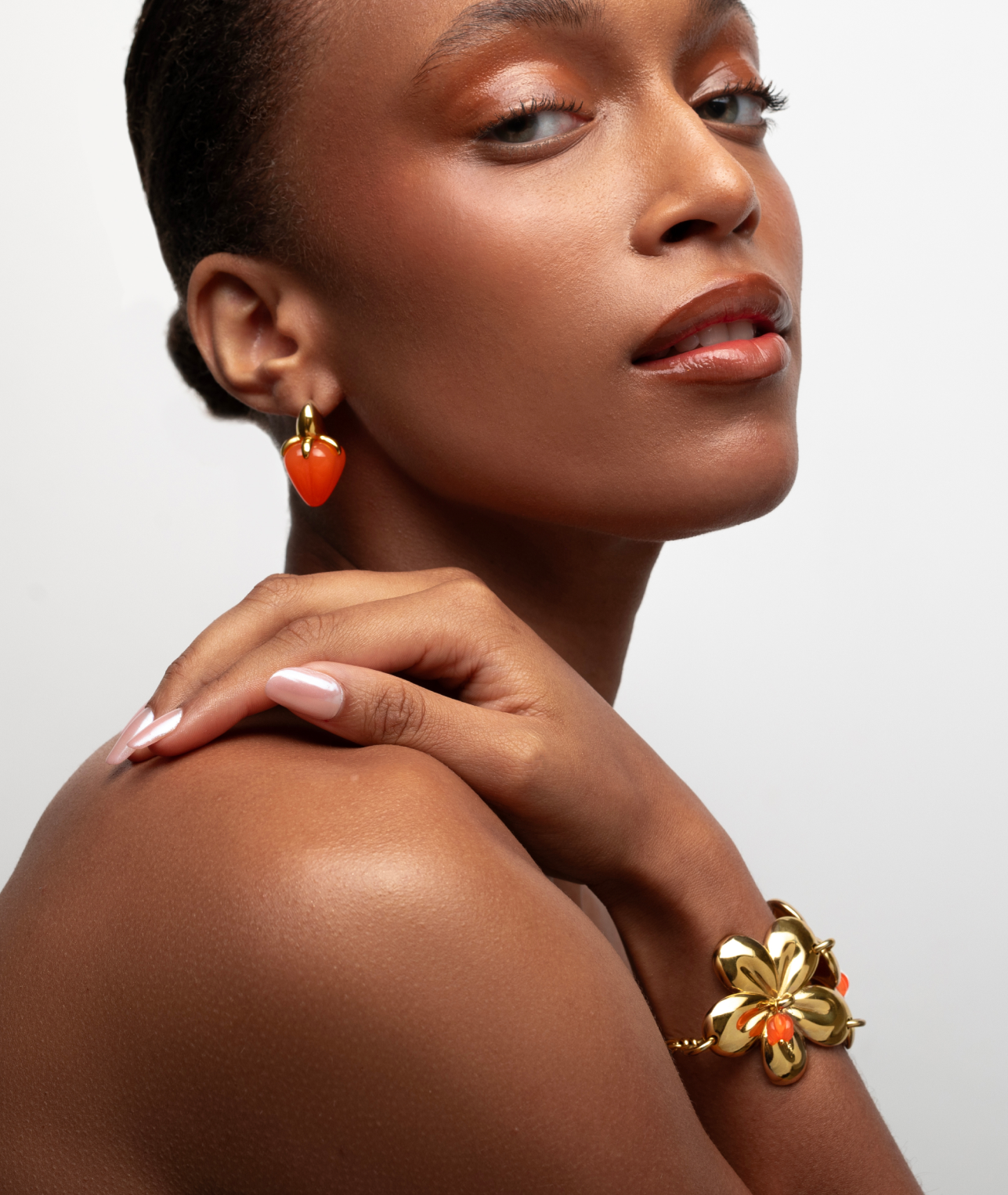 Brazilian Caju Stud Earrings