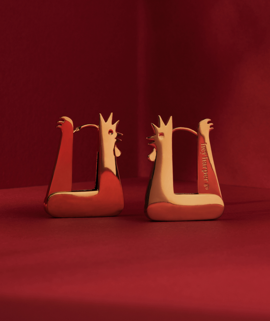 Galo Chicken Earrings