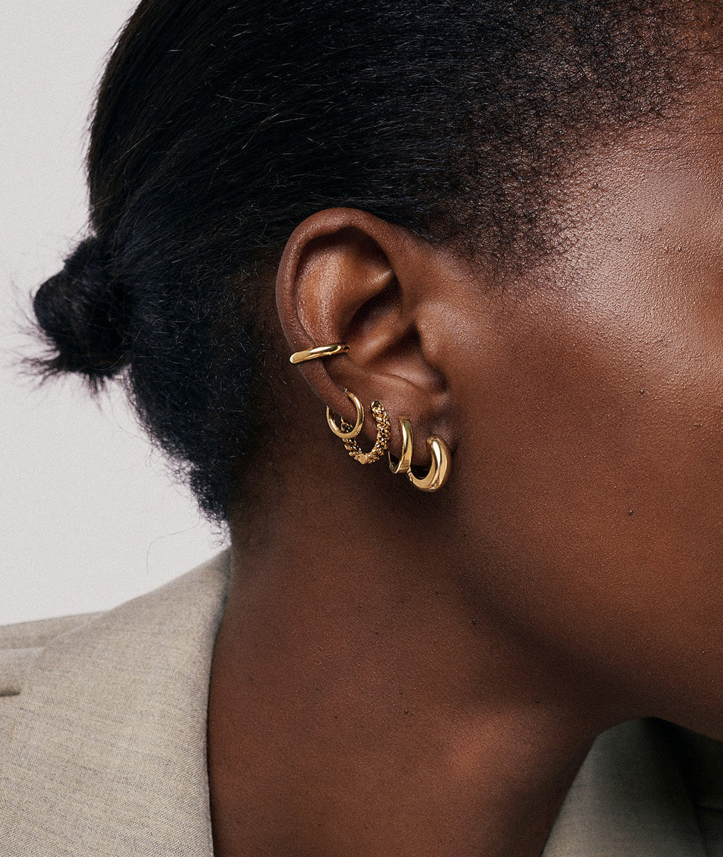 Boyfriend Huggie Earrings