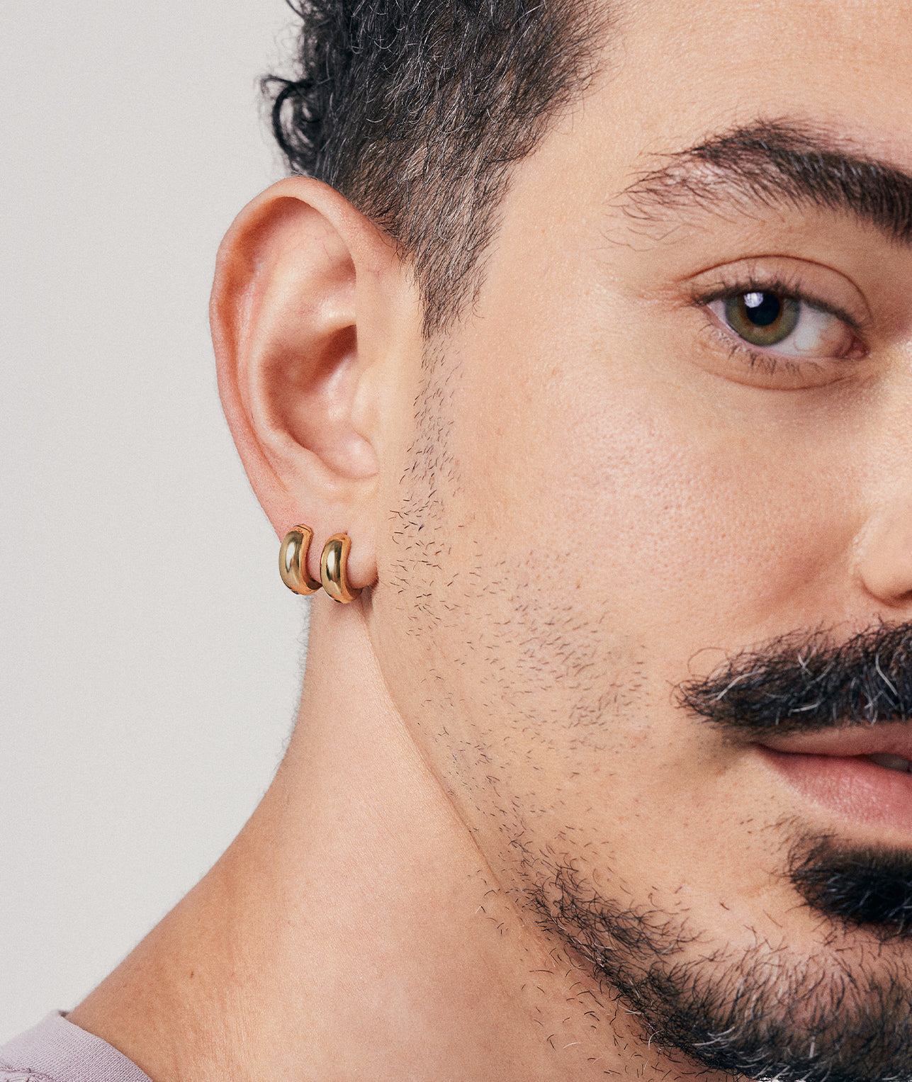 Boyfriend Huggie Earrings