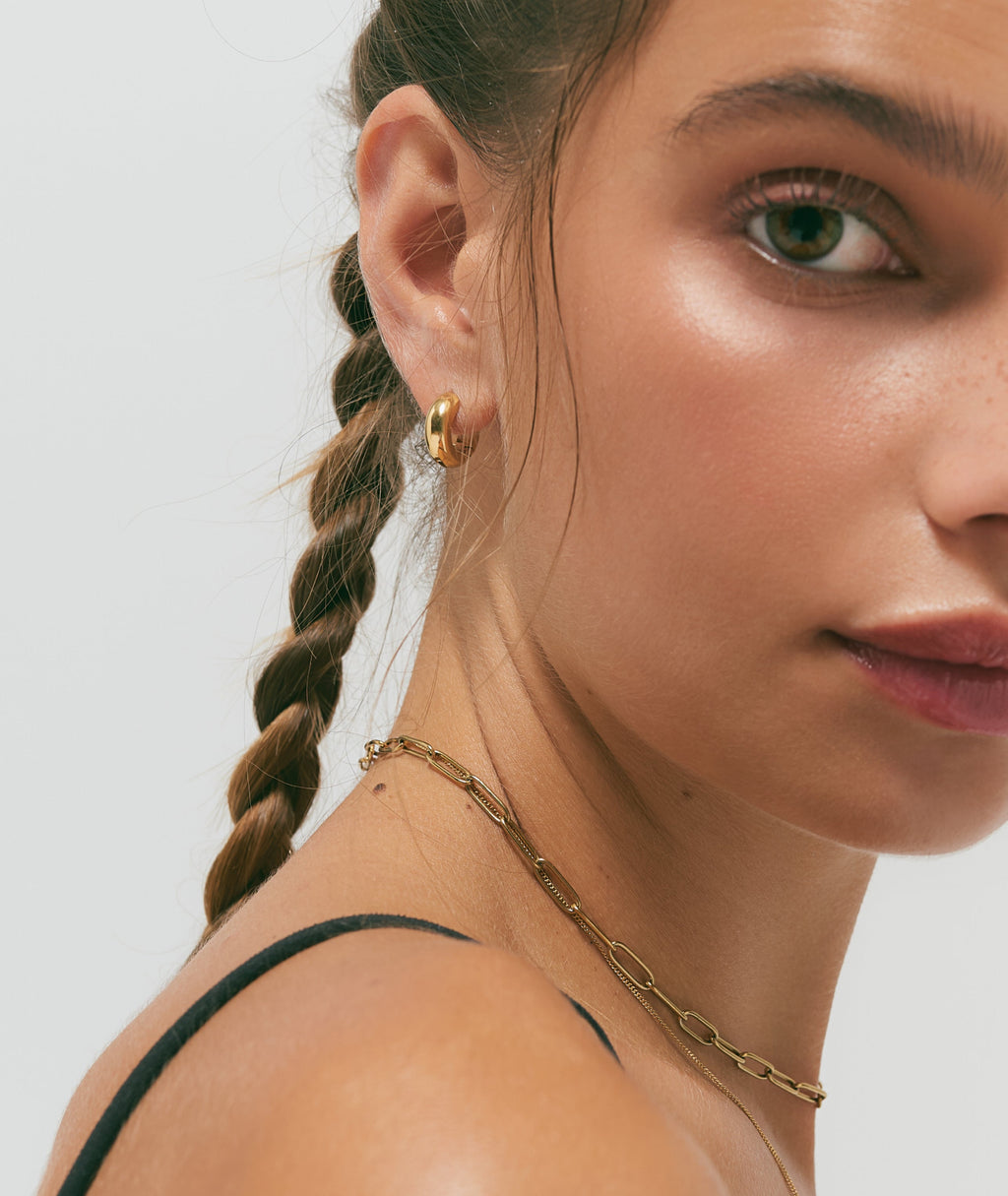 Boyfriend Huggie Earrings