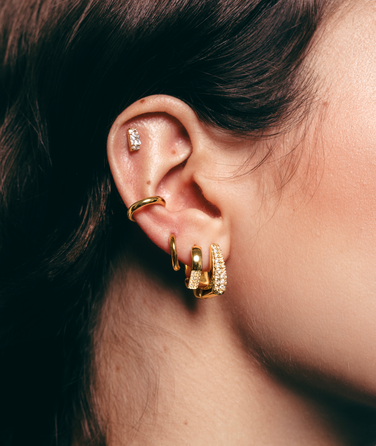 Huggie Hoop Earrings